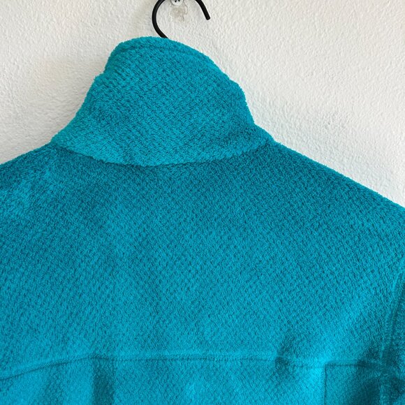 Patagonia Re-Tool Snap-T Fleece L Teal Blue Polartec Pullover Sweatshirt - Picture 6 of 8